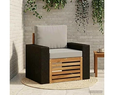 Lauko Vidurinis Sofa Natūrali