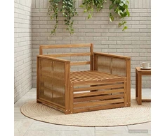 Lauko Vidurinis Sofa Natūrali