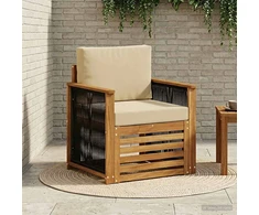 Lauko Vidurinis Sofa Natūrali