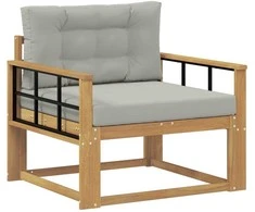 Lauko Vidurinis Sofa Poliesteris Balta