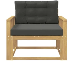 Lauko Vidurinis Sofa Poliesteris Balta