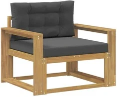 Lauko Vidurinis Sofa Poliesteris Balta