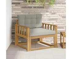 Lauko Vidurinis Sofa Poliesteris Balta