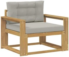 Lauko Vidurinis Sofa Poliesteris Balta