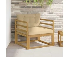 Lauko Vidurinis Sofa Poliesteris Balta
