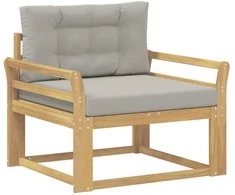 Lauko Vidurinis Sofa Poliesteris Balta