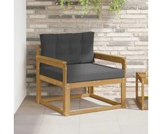 Lauko Vidurinis Sofa Poliesteris Balta