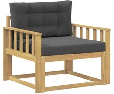 Lauko Vidurinis Sofa Poliesteris Balta