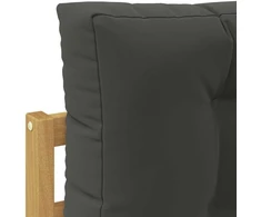 Lauko Vidurinis Sofa Poliesteris Balta