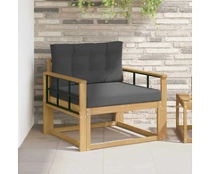 Lauko Vidurinis Sofa Poliesteris Balta