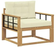 Lauko Vidurinis Sofa Poliesteris Balta