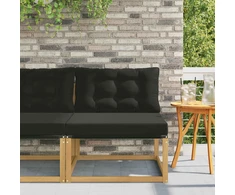 Lauko Vidurinis Sofa su pagalve Balta 79 x 83 x 73 cm plienas