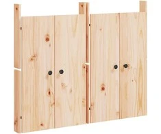 Lauko virtuvės durelės, 2vnt., 50x9x82cm, pušies masyvas