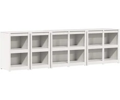Lauko virtuvės spintelė MEPPEL 4 vnt. Balta