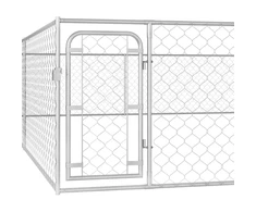 Lauko voljeras šunims, 6x6x1m, galvanizuotas plienas