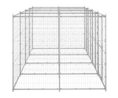Lauko voljeras šunims, galvanizuotas plienas, 9,68m²