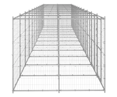 Lauko voljeras šunims, galvanizuotas plienas, 29,04m²