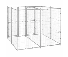 Lauko voljeras šunims, galvanizuotas plienas, 4,84m²