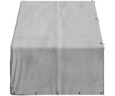 Lauko šunų voljeras su stogeliu, 3x2x1,9 m, cinkuotas plienas