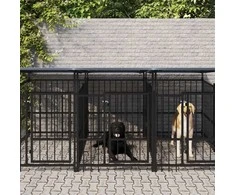 Lauko voljeras šunims su stogu, plienas, 11,26m²