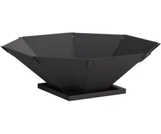 Laužavietė Juoda 50 x 50 x 15,5 cm Plienas