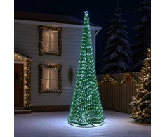 LED blizganti kalėdinė eglutė su pagrindu EKENAS 500 cm 868 LED