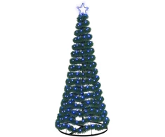 LED blizganti kalėdinė eglutė su pagrindu EKENAS 180 cm 220 LED
