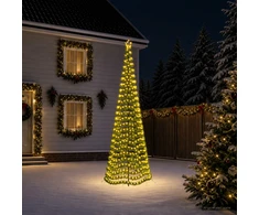 LED blizganti kalėdinė eglutė su smeigtuku EKENAS 400 cm