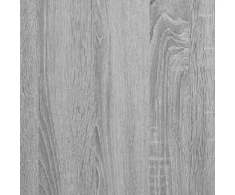 LED Bufetas Pilka sonoma ąžuolo 71 x 34,5 x 75 cm