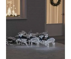 LED elniai 4 pcs Balta audinys