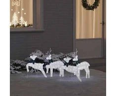 LED elniai 4 pcs Sidabro audinys