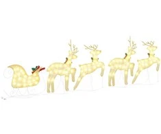 LED elniai 5 pcs Auksinė audinys
