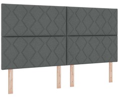 LED galvūgalis Pilka 180 cm audinys