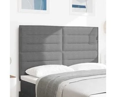 LED galvūgalis Šviesiai pilka 144 cm Kordūrinis audinys