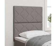 LED galvūgalis Taupe 80 cm audinys