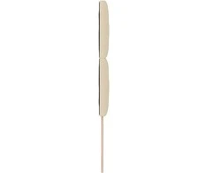 LED galvūgalis Kreminė 100 cm audinys