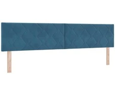 LED galvūgalis Tamsiai mėlyna 200 cm Aksomas