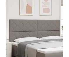 LED galvūgalis Taupe audinys