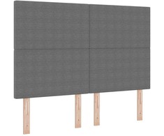 LED galvūgalis Šviesiai pilka 160 cm Kordūrinis audinys