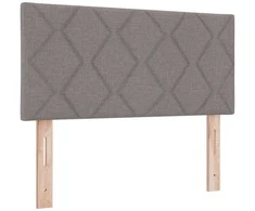 LED galvūgalis Taupe 100 cm audinys