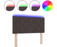 LED galvūgalis Ruda audinys