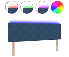 LED galvūgalis Mėlyna 160 cm audinys
