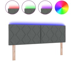 LED galvūgalis Pilka audinys