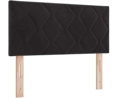 LED galvūgalis Juodas 90 cm Aksomas