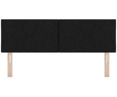 LED galvūgalis Juodas 160 cm audinys