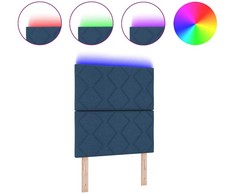 LED galvūgalis Mėlyna 80 cm audinys