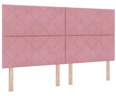 LED galvūgalis Rožinė 180 cm Aksomas