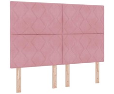 LED galvūgalis Rožinė 160 cm Aksomas