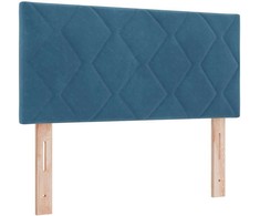LED galvūgalis Tamsiai mėlyna 100 cm Aksomas
