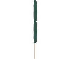 LED galvūgalis Tamsiai žalia 80 cm Aksomas